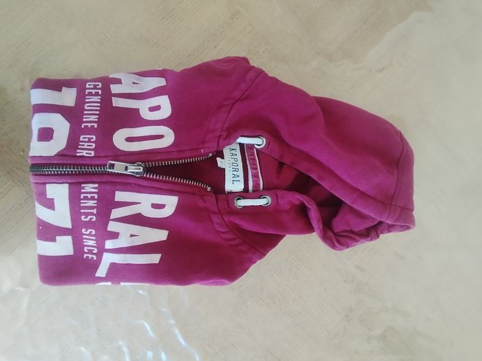 Lot de 2 gilets zippés Kaporal, T12A - photo numéro 4