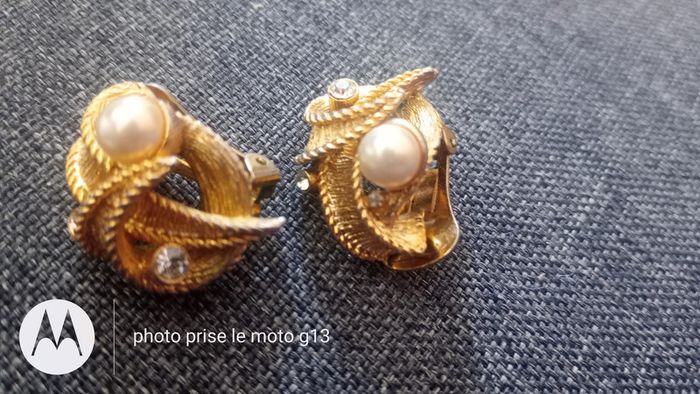 Boucles d'oreilles Vintage Orena Paris - photo numéro 5