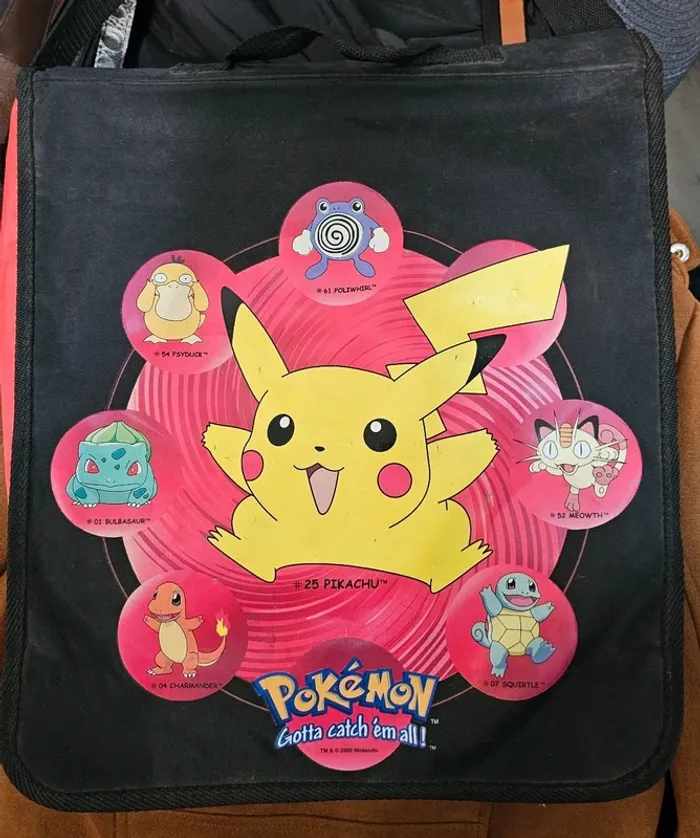 Super sac cartable Pokemon Nintendo pikachu - photo numéro 2