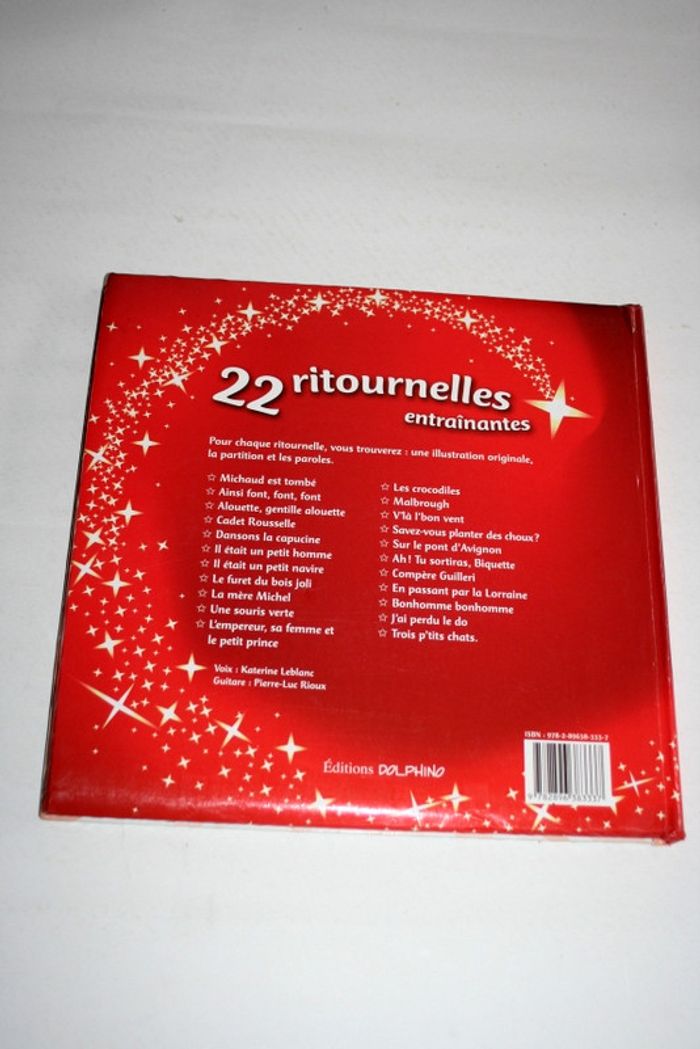 Livre + CD 22 ritournelles entraînantes - photo numéro 3