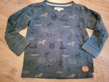 Tee-shirt vert foncé ML Creeks 4 ans