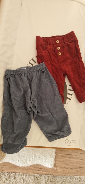 Pantalon velours 6 mois