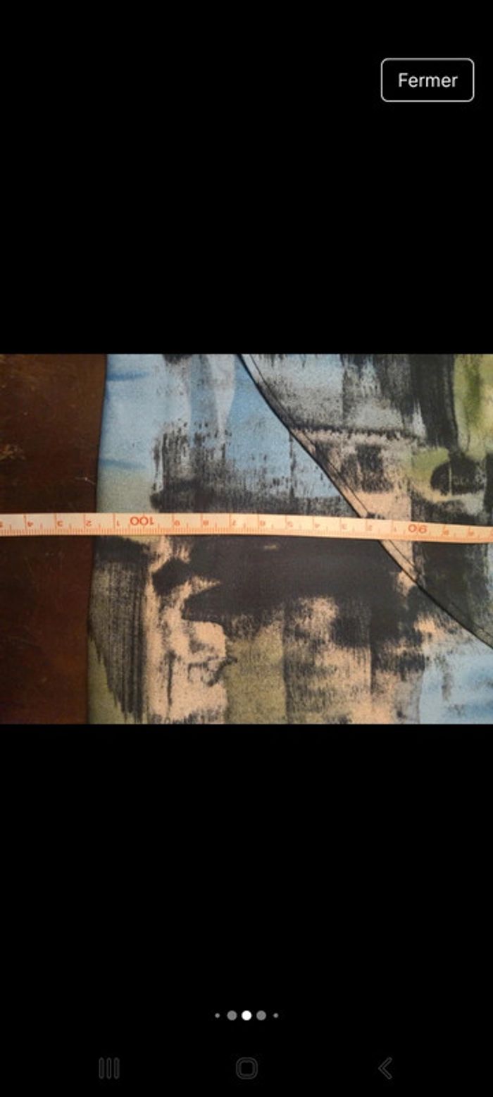 Robe bleu/vert Sixth Sense C&A fr 48 - photo numéro 10