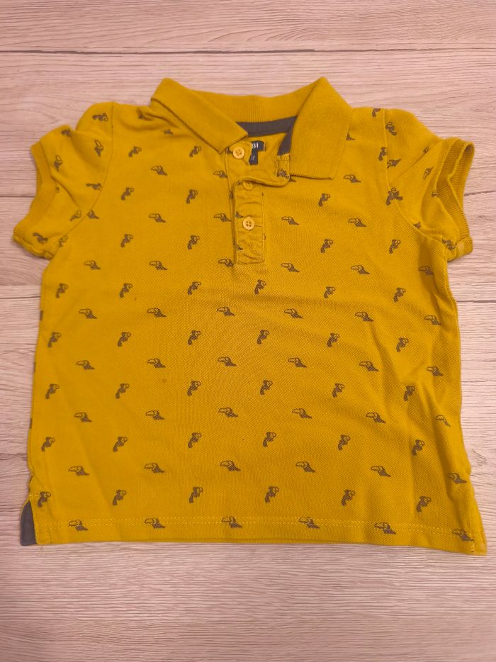 Tee-shirt manches courtes polo 18 mois - photo numéro 2