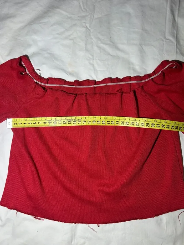 Top rouge vintage - photo numéro 7