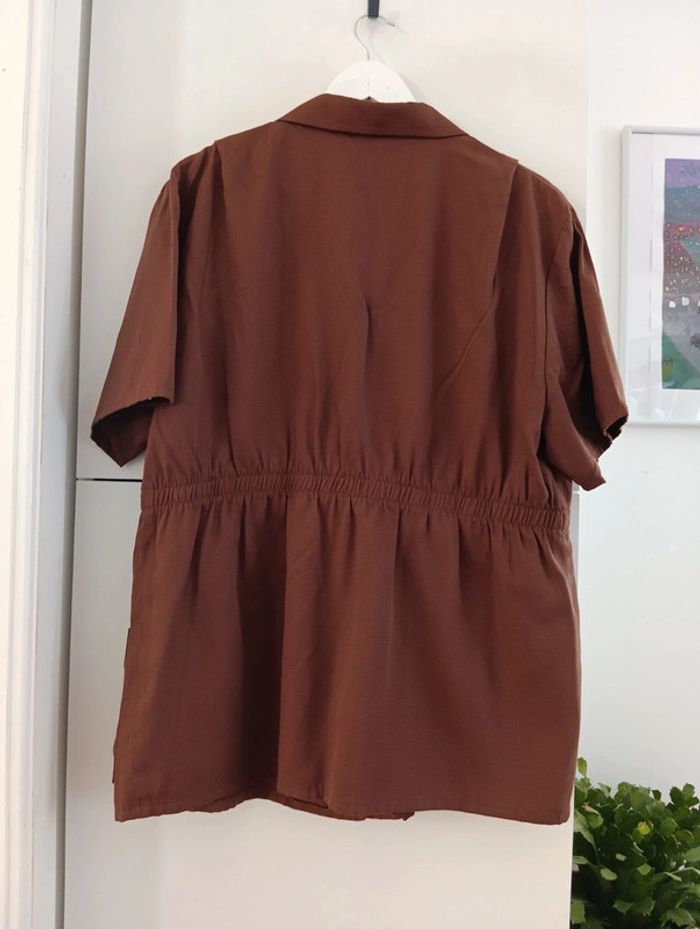 Veste marron handmade vintage - photo numéro 5