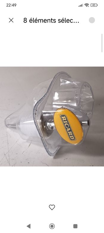 1 bec verseur ricard 