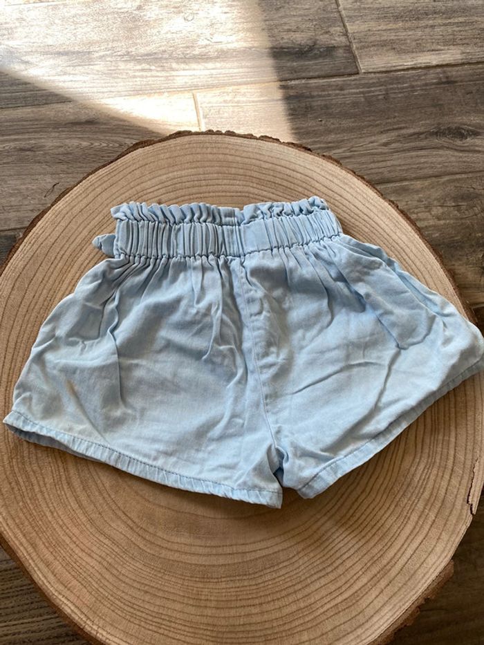 Short effet jeans fille 18 mois - photo numéro 4