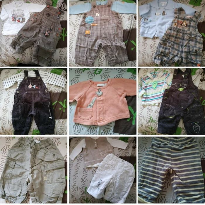 Lot vêtements garçon 1 mois