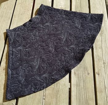 Mini Jupe molletonnée noire Zara Trafaluc taille M