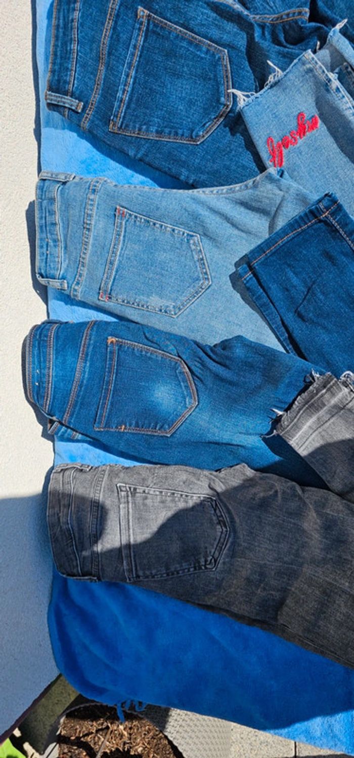 Lot de 6 jean Zara Bershka Stradivarius taille 34 - photo numéro 4