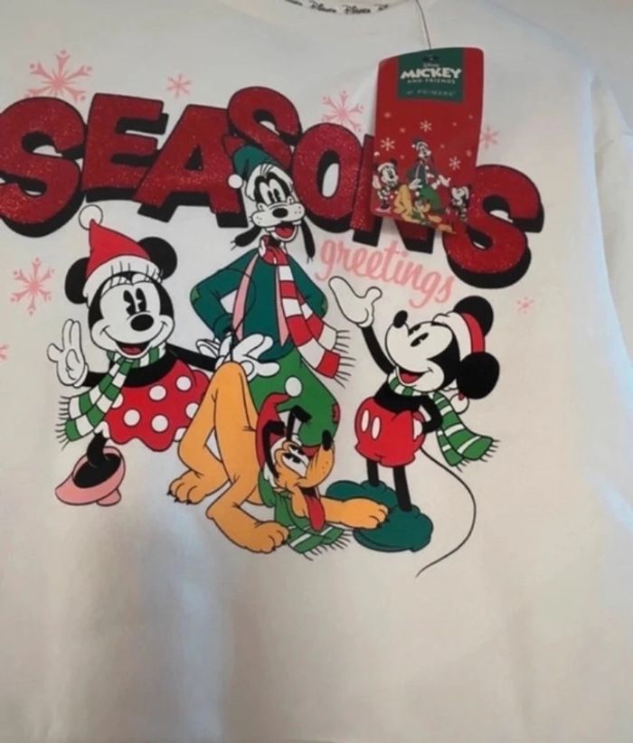 Pull Sweat Disney Mickey Dingo Pluto 11 12 ans Neuf - photo numéro 2