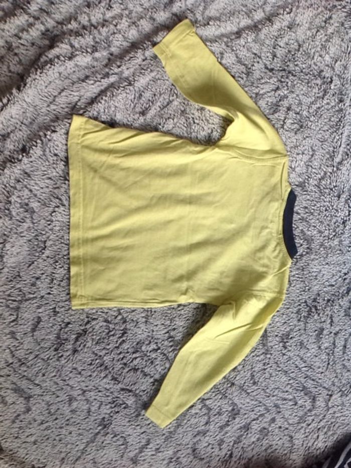 Tee-shirt manches longues jaune Hust - 2 ans - photo numéro 5