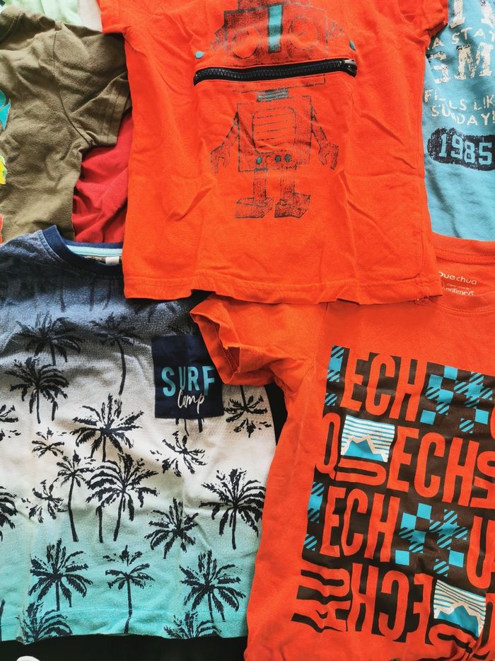 Lot de 14 t-shirts MC 4 ans - photo numéro 3