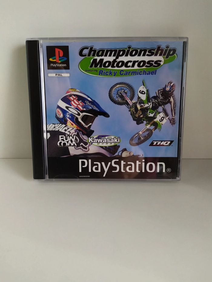 Championship motocross ft.Ricky Carmichael PlayStation 1 Psone Ps1 Pal complet