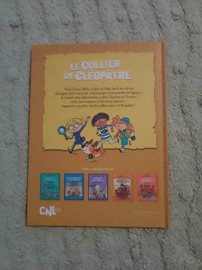 Livre le collier de Cléopâtre - photo numéro 4
