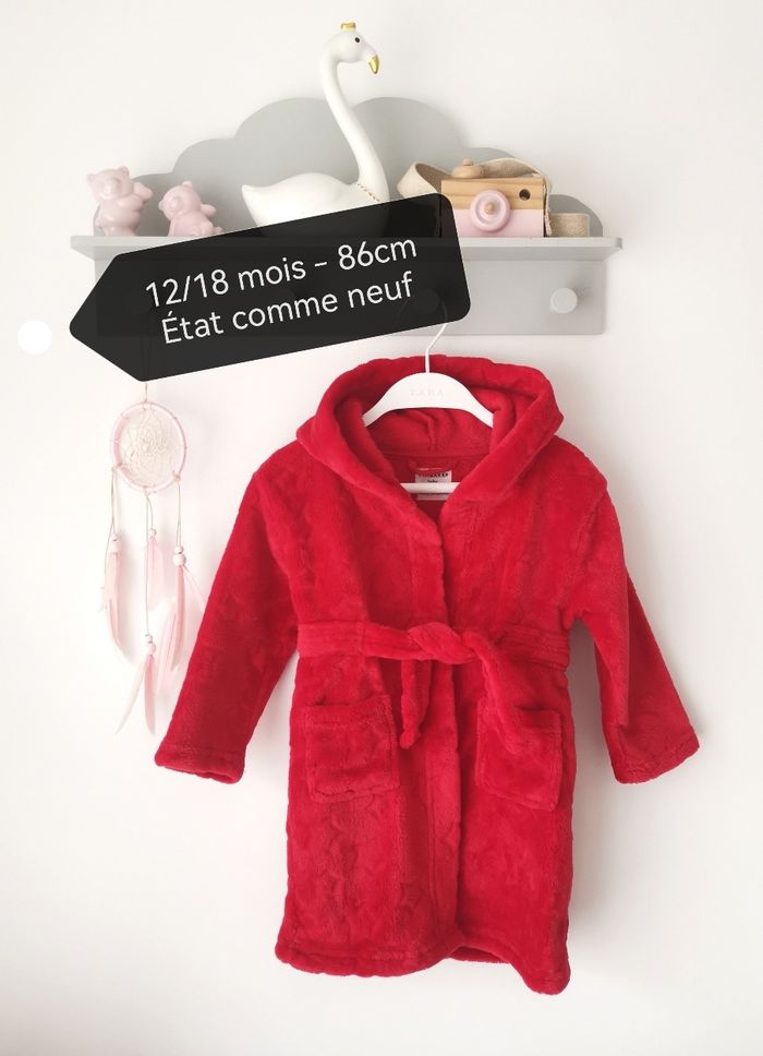 Peignoir robe de chambre cœur