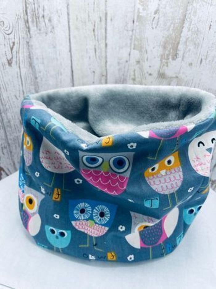 snood fille hiboux plusieurs taille de disponible - photo numéro 3
