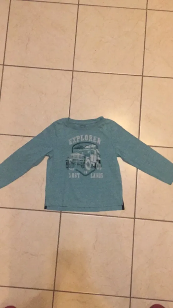 Teeshirt vert garçon