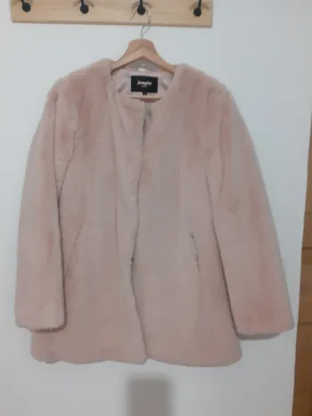 Manteau fourrure rose clair Jennifer