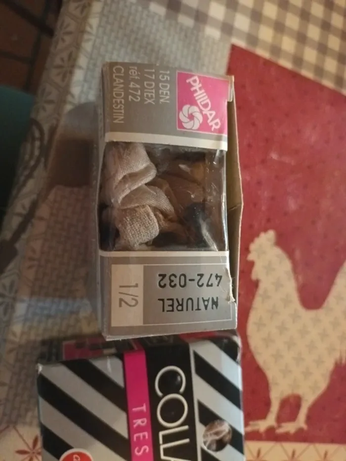 Lot de 2 collants fin taille 1 2 - photo numéro 3