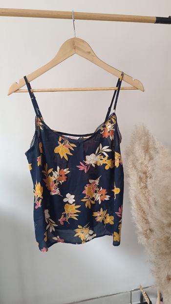 Top à fleurs Camaïeu 