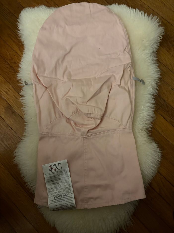 BabyBjörn  house pour Transat – Rose & Gris (coton jersey ultra confort) - photo numéro 2