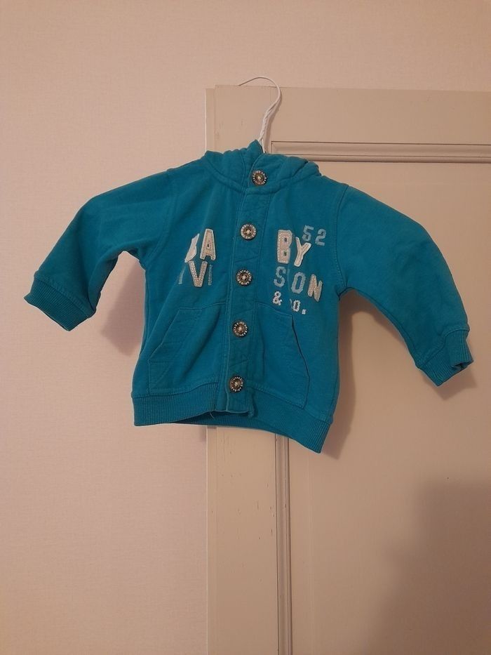 Gilet à capuche garcon hiver