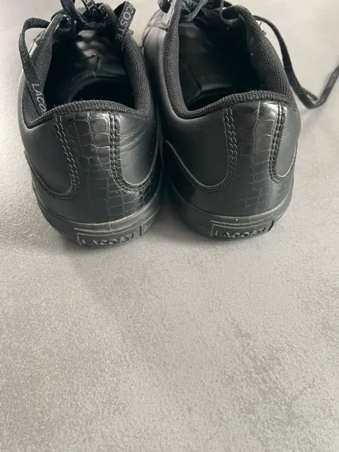 Baskets Lacoste noires - photo numéro 3