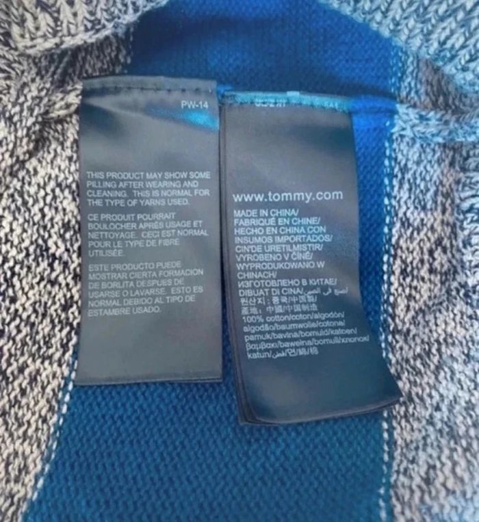 Très joli pull Tommy Hilfiger Taille L ( taille bien ) état neuf - photo numéro 6