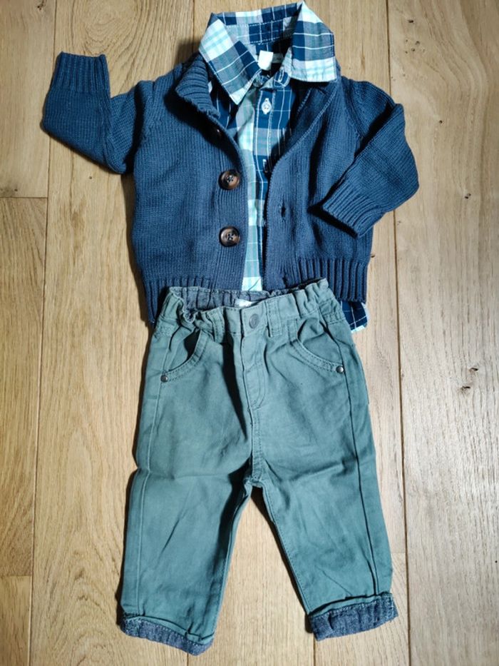 Ensemble Chemise pantalon gilet