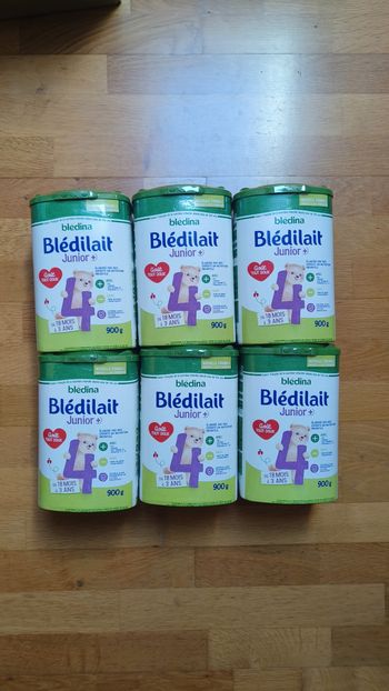 6 boîtes de lait Bledilait 4