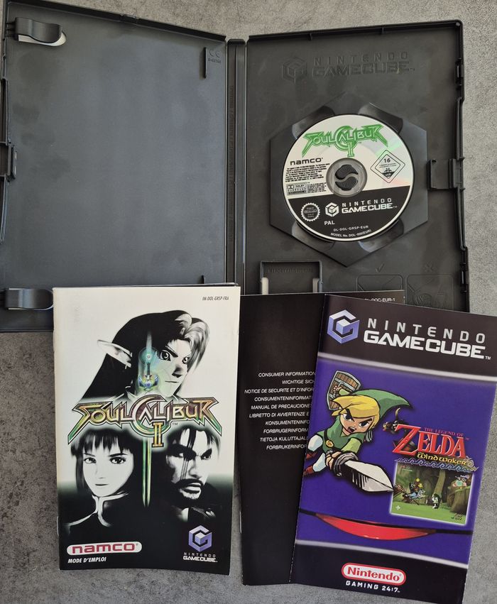 Jeu SoulCalibur II Gamecube Complet Pal Fr Fra Game Cube Nintendo - photo numéro 3