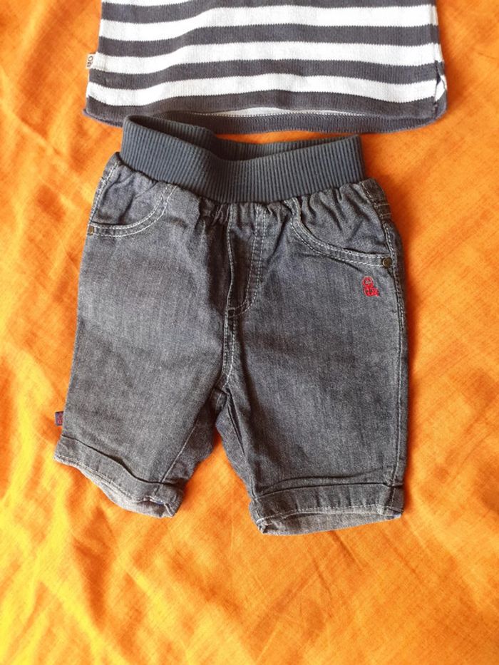 Ensemble okaibi marinière - photo numéro 2