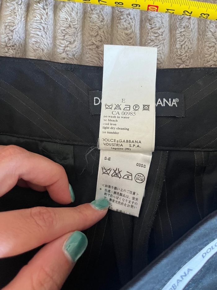 Pantalon Dolce & Gabbana rayé – Taille 40, coupe élégante - photo numéro 10