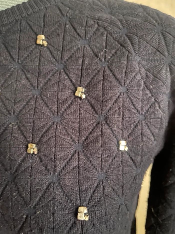 Pull fin perles devant - photo numéro 3