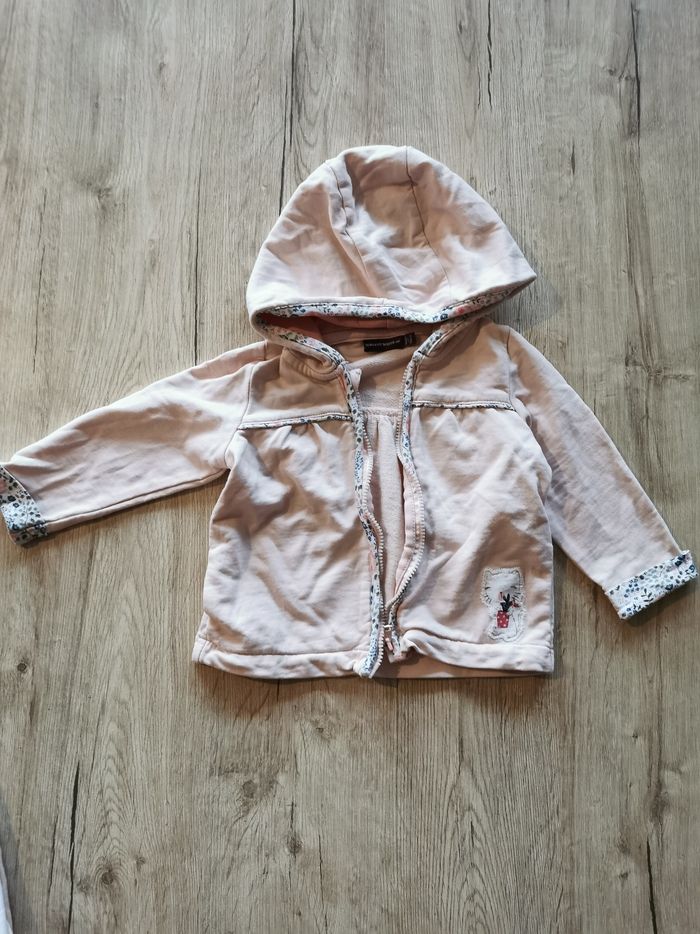 Ensemble rose clair fleuri sergent major 6 mois - photo numéro 6