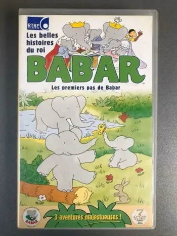 VHS Babar : Les premiers pas de Babar