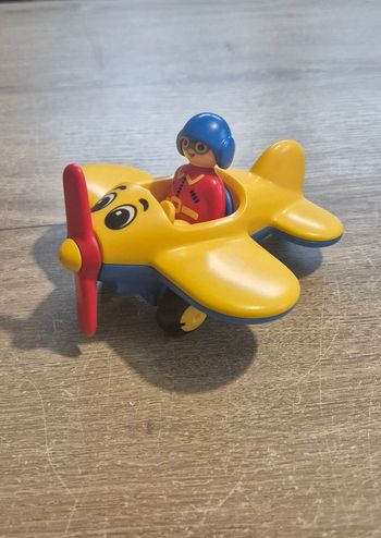 Avion et son pilote Playmobil 1 2 3