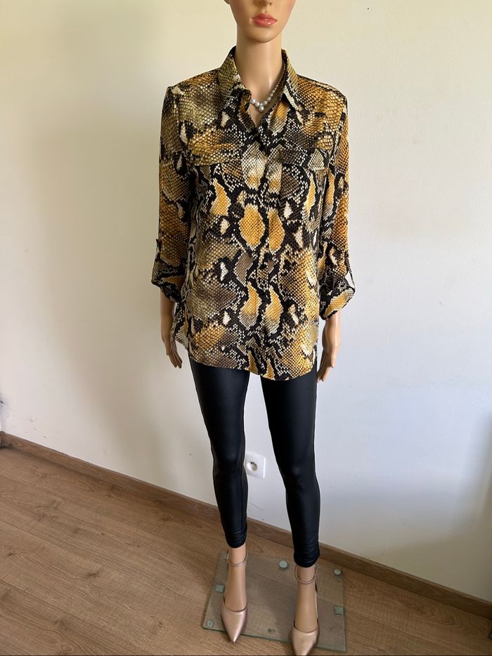 Blouse imprimée à manches longues Only taille 36 jamais portée - photo numéro 3