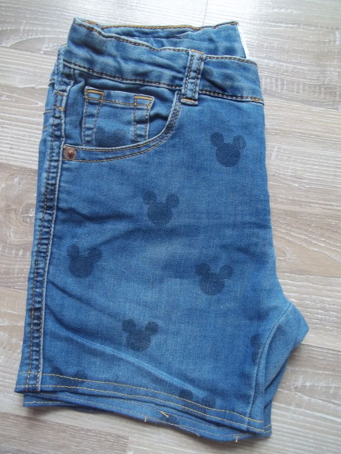 Short jean Mickey Mango Kids 152 cm - photo numéro 3