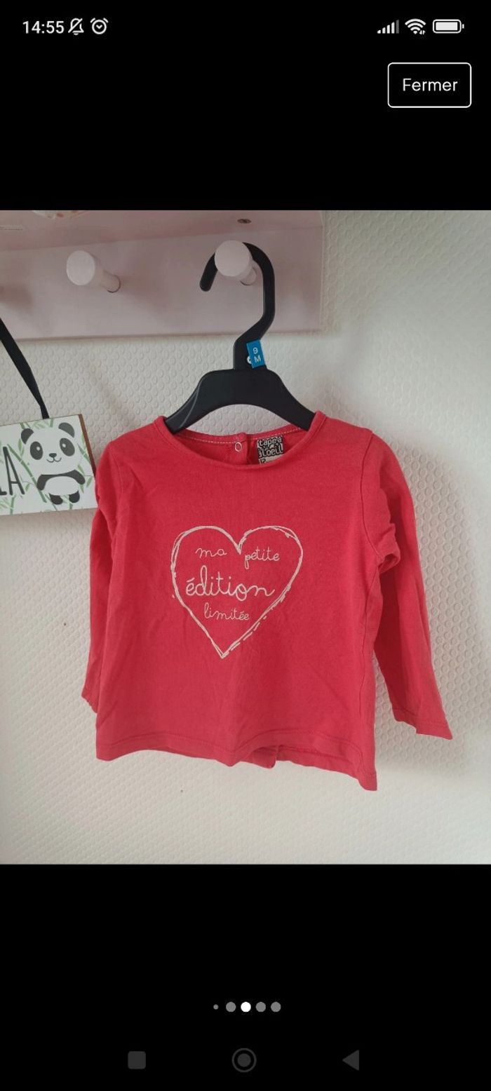 T-shirt manches longues fille - photo numéro 2