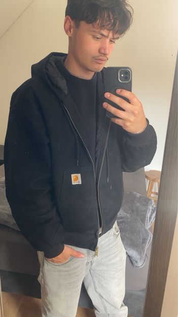 Veste à Capuche Active Jacket - Carhartt - Noir - Taille S