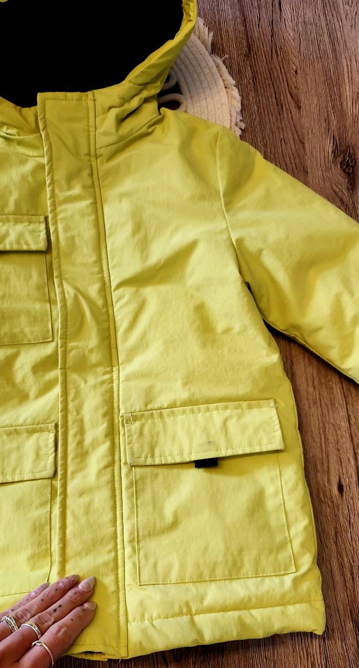 Manteau Parka Garçon 5ans Kiabi Jaune - photo numéro 5