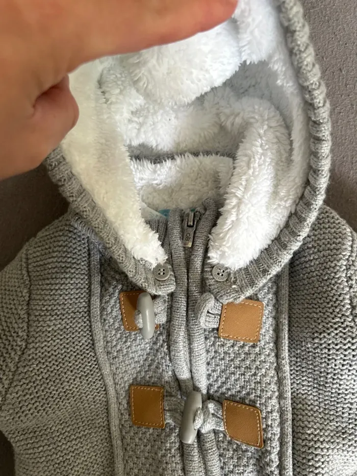 Gilet polaire obaibi 3 mois bébé garçon - photo numéro 2