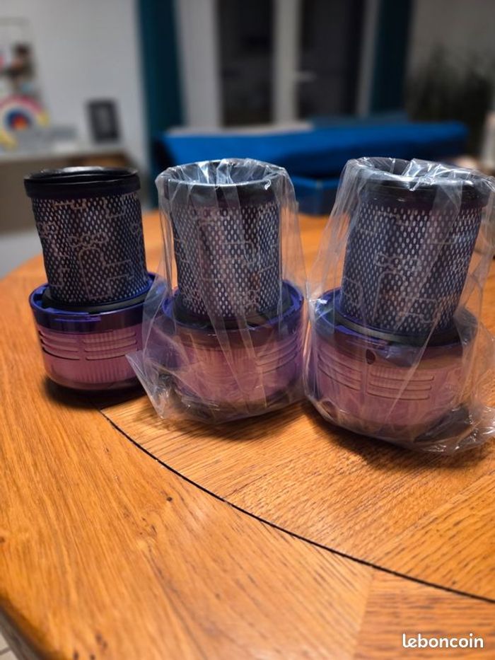 Lot de 3 filtres lavables aspirateur Dyson V12 / NEUFS