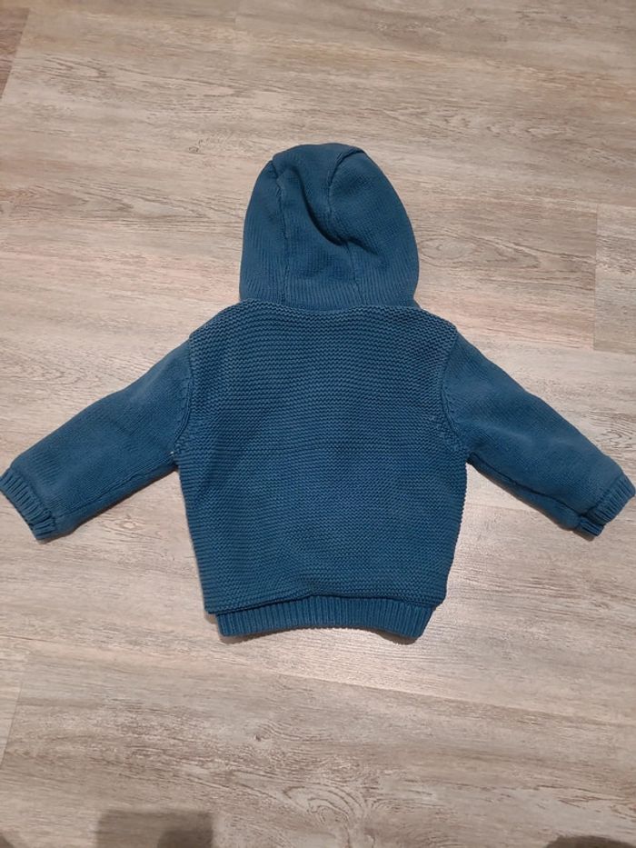 Veste chaude doublée mouton bleu canard - photo numéro 5