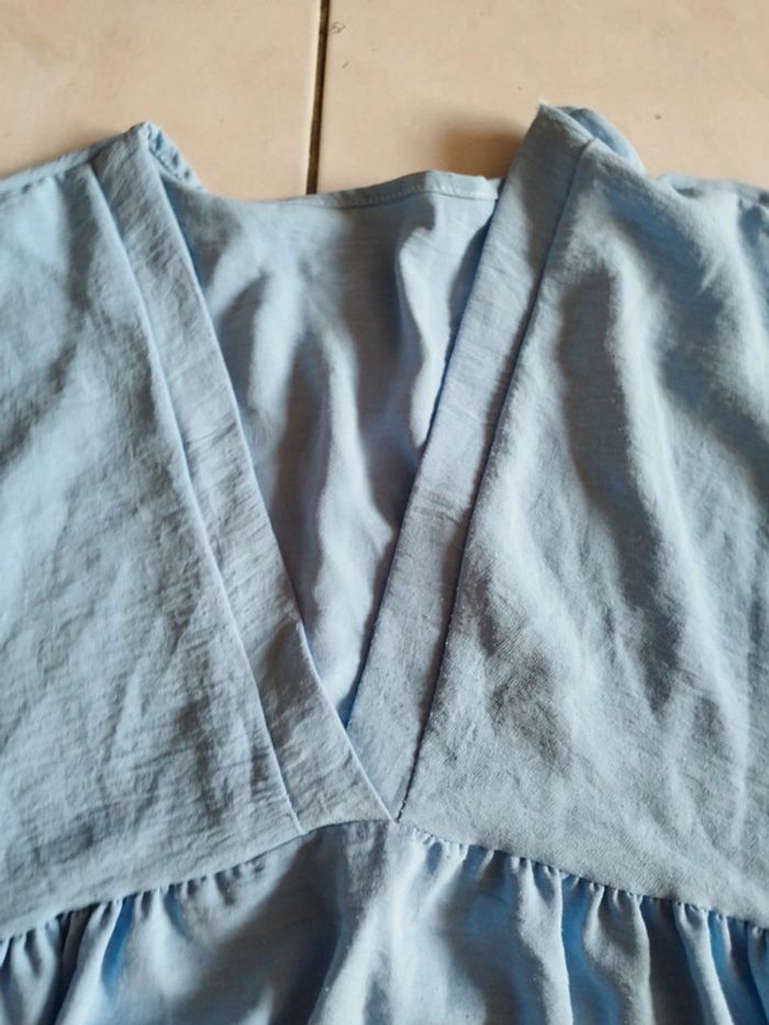 Robe taille unique longue Bleu ciel - photo numéro 2