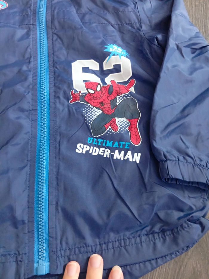 Veste imperméable spider man - photo numéro 2