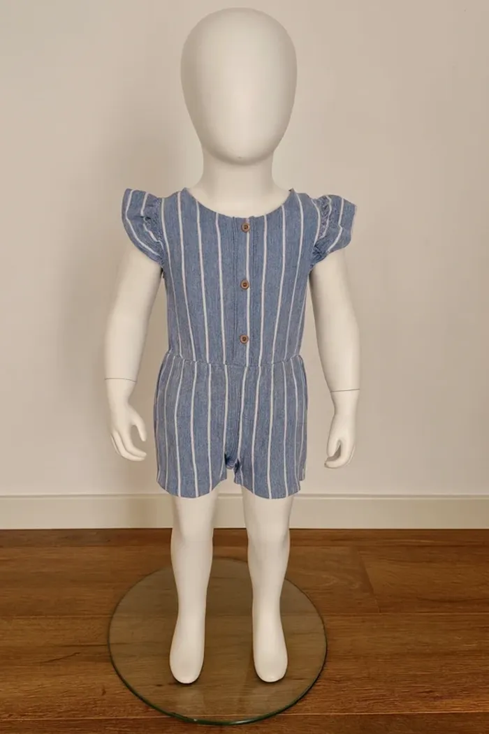 Barboteuse combishort - Taille 9-12 mois 80cm - Primark - photo numéro 2